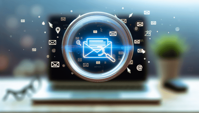 alt_text: Modern cover image for "How to Set Up Email on Your Domain," showcasing email setup tools and success icons.