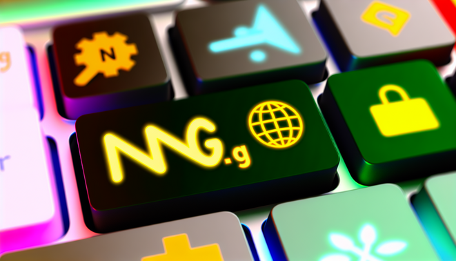 alt_text: Cover image for an article on choosing domain names in Nigeria, featuring vibrant colors and icons.
